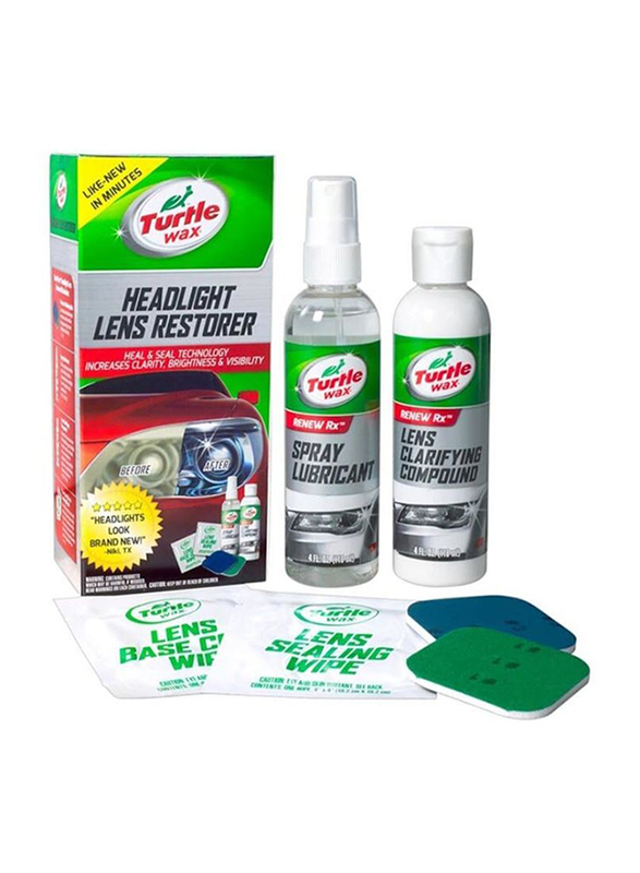 Turtle Wax 5-Piece Headlight Lens Restorer Kit