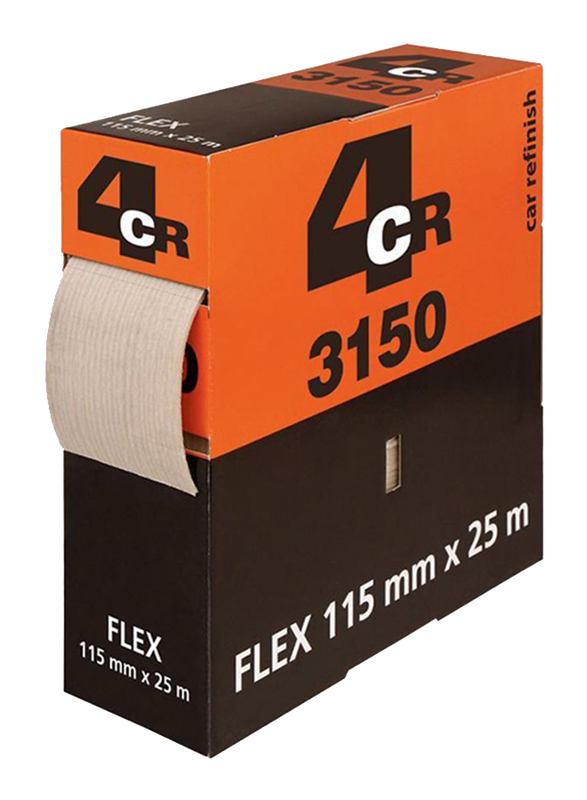 4CR Flex Buffing & Polishing Pads, 115mm x 25m, 3150, White