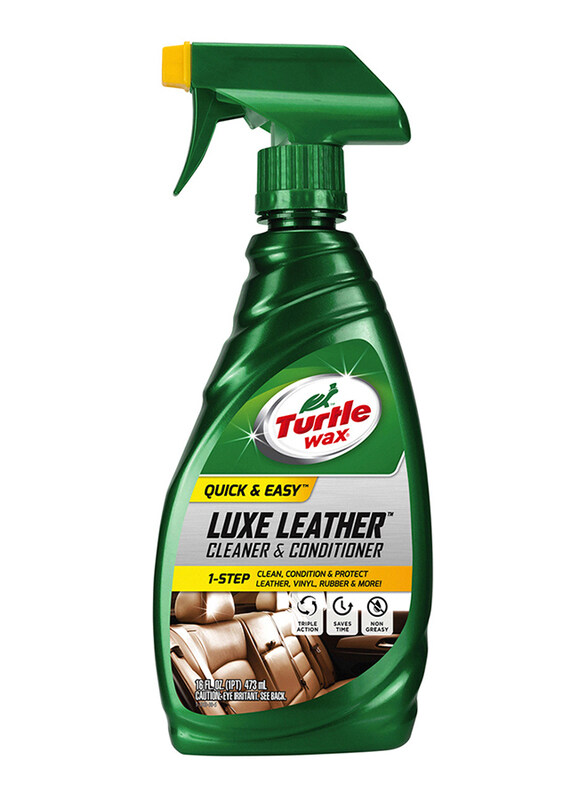 

Turtle Wax 473ml Luxe Leather Cleaner and Conditioner, Green