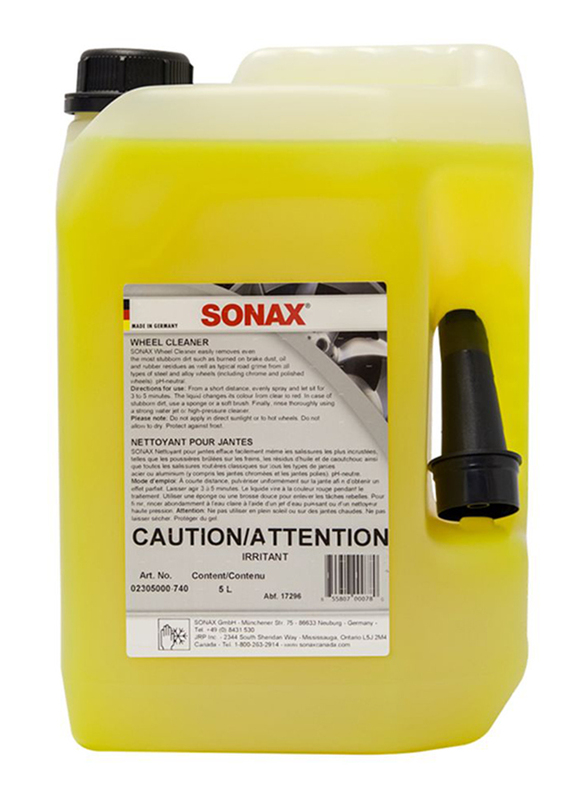 Sonax 5Ltr Rim Cleaner, Yellow