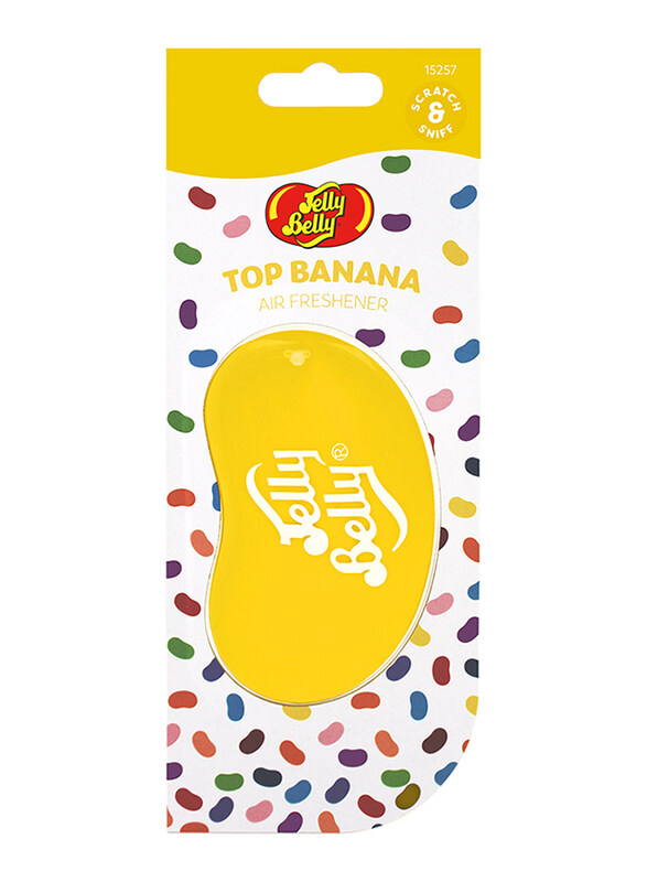 

Jelly Belly 3ml Top Banana Car Vent Air Freshener, Yellow