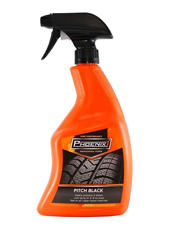 Phoenix1 710ml Pitch Black Car Tire Cleaner and Shiner