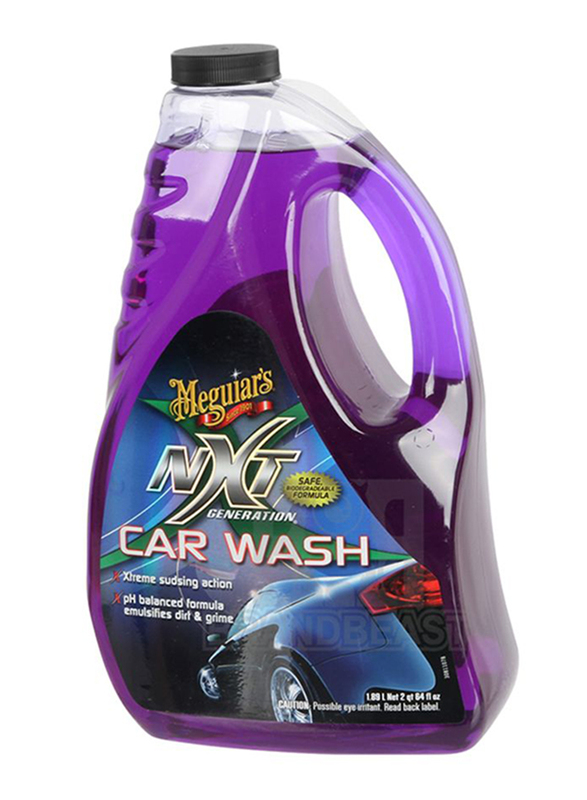 Meguiar's 1.89Ltr NXT Hi-Tech Car Wash, G30264, Purple