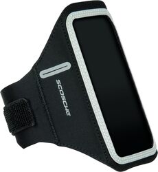 SCOSCHE HFDABXL SoundKase XL Ultra-Light Sport Armband Cell Phone Case, Black/Gray