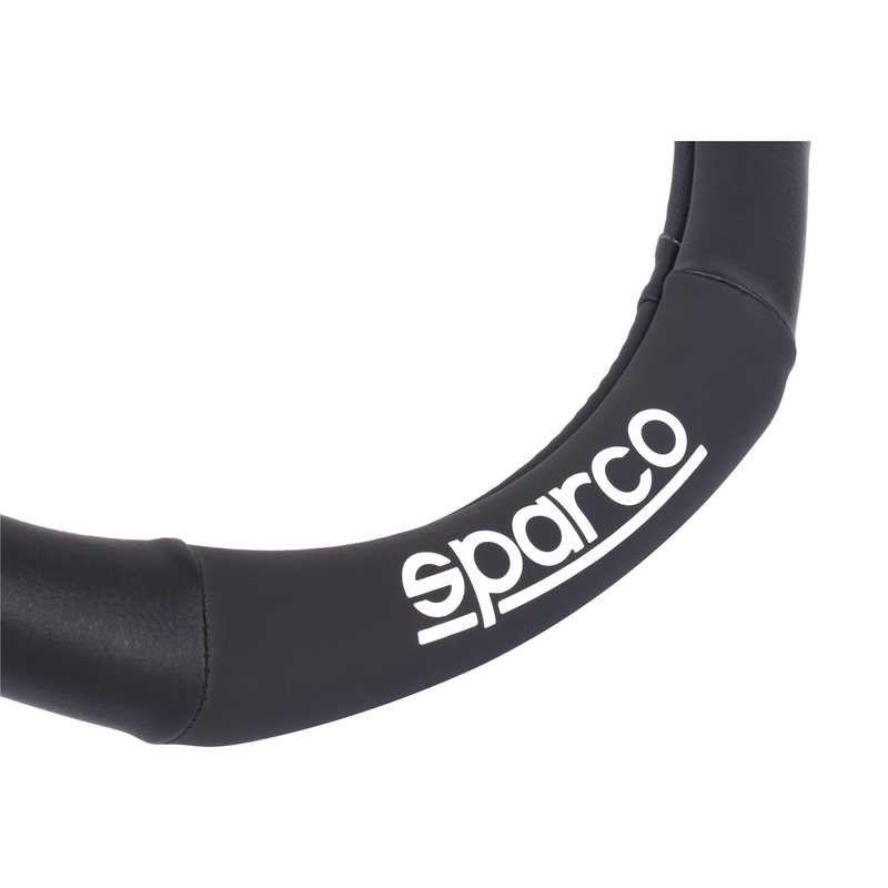 Sparco Steering Wheel Cover,Black,White D Type