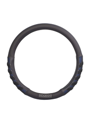 Sparco Universal Steering Wheel Cover, SPS101BL, 38cm, Black/Blue