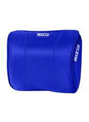 Sparco Neck Pillow Perforated PVC + Memory Foam, Blue