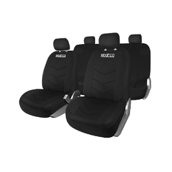 Sparco Universal Seat Cover Black / Black