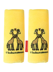 Kukuxumusu Giraffe Shoulder Pads, 2 Pieces, Yellow