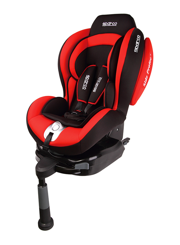 Sparco F500I Isofix Child Car Seat, Group 1, Red/Black