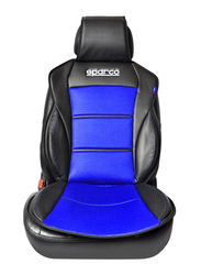 Sparco 3D Backrest Seat Cushion, 8mm, Black/Blue