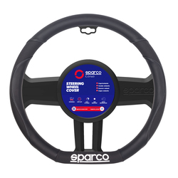 Sparco Steering Wheel Cover,Black,White D Type