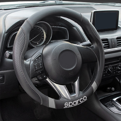 Sparco Steering Wheel Cover, 38 x 8.2cm, Grey