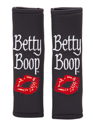 Betty Boop Shoulder Pads Set, 2 Pieces, Black