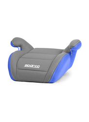Sparco F100K Booster Seat, Grey/Blue
