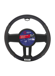 Sparco Universal Steering Wheel Cover, 38cm, Black