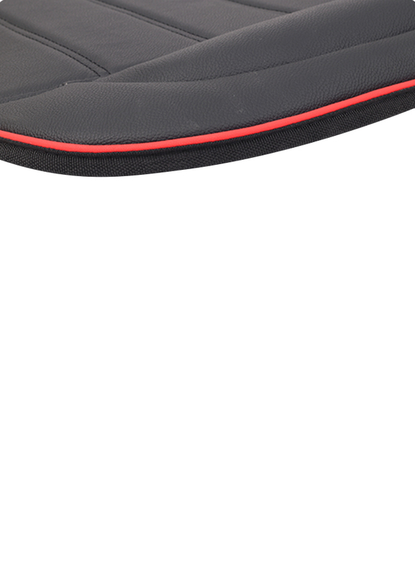 Sparco Urban Style PVC Backrest Seat Cushion, 10mm, Black/Red Line