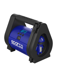 Sparco Tire Pressure Gauge with 12V Air Compressor