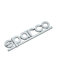 Sparco 3D Corsa Emblem Sticker, Silver