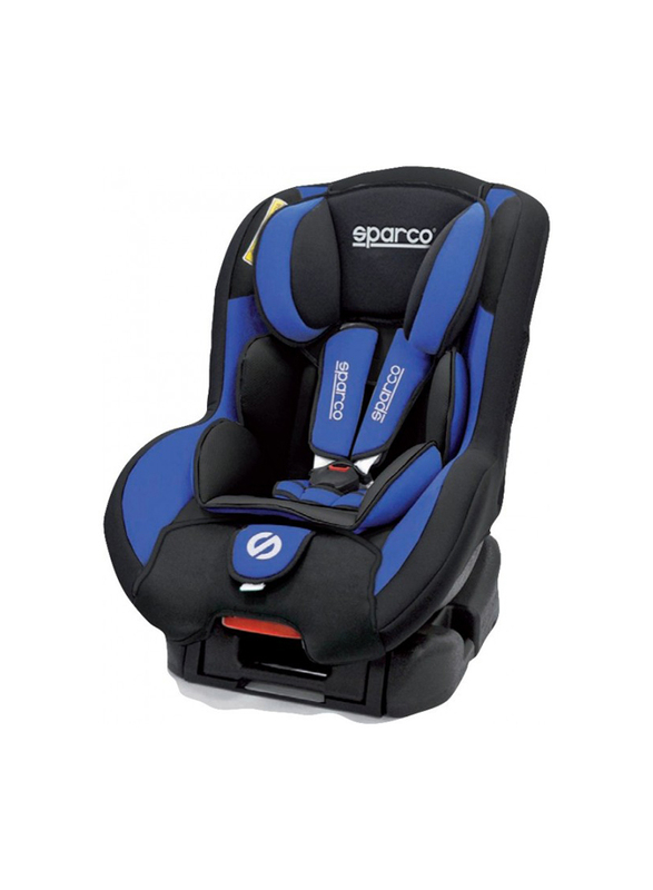 Sparco F500K Child Car Seat, Group 1+, Blue/Black