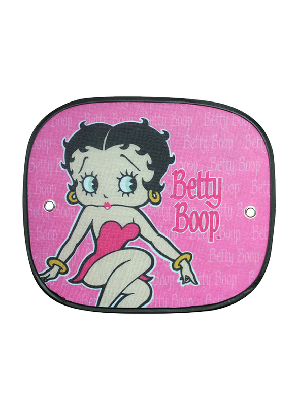 Betty Boop Side Window Sunshade, Pink