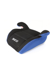 Sparco F100K Booster Seat, Black/Blue
