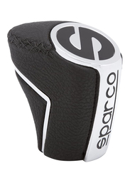 Sparco Classic Gear Knob, Silver/Black