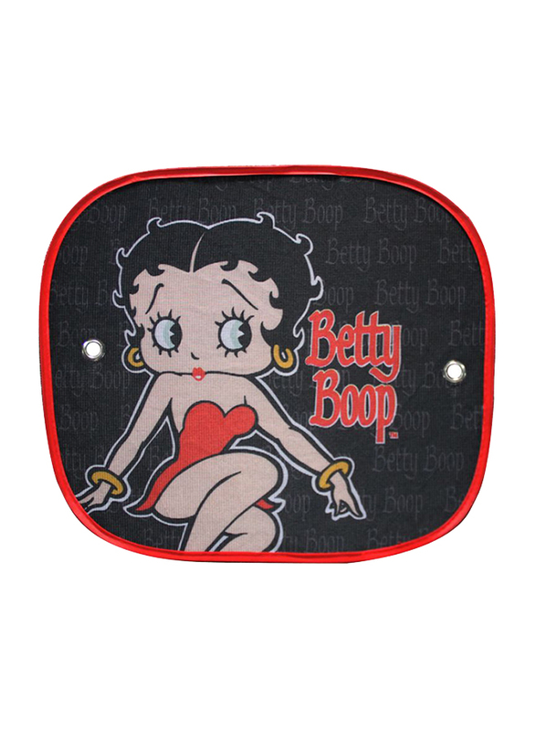 Betty Boop Side Window Sunshade, Black