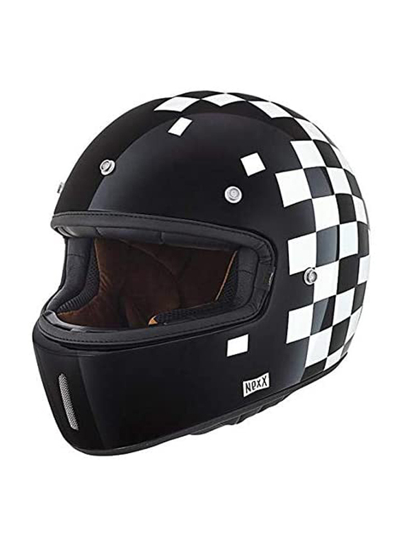 Nexx X-G100 Speed King Helmet, Extra Large, Black/White