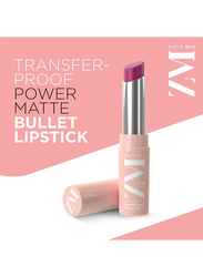 ZM Zayn & Myza Transfer-Proof Power Matte Lipstick, 3.2gm, Cherry Nectar, Purple