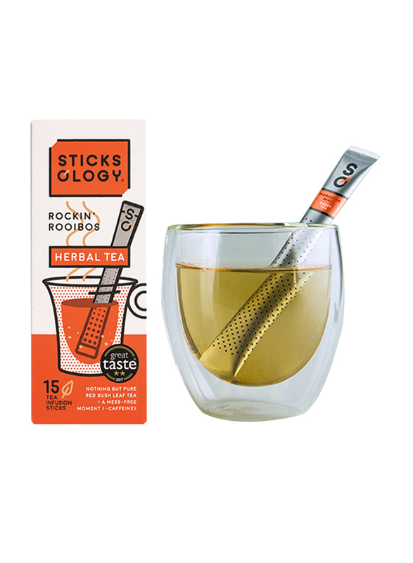 Sticksology Rockin' Rooibos Herbal Tea, 15 Tea Sticks