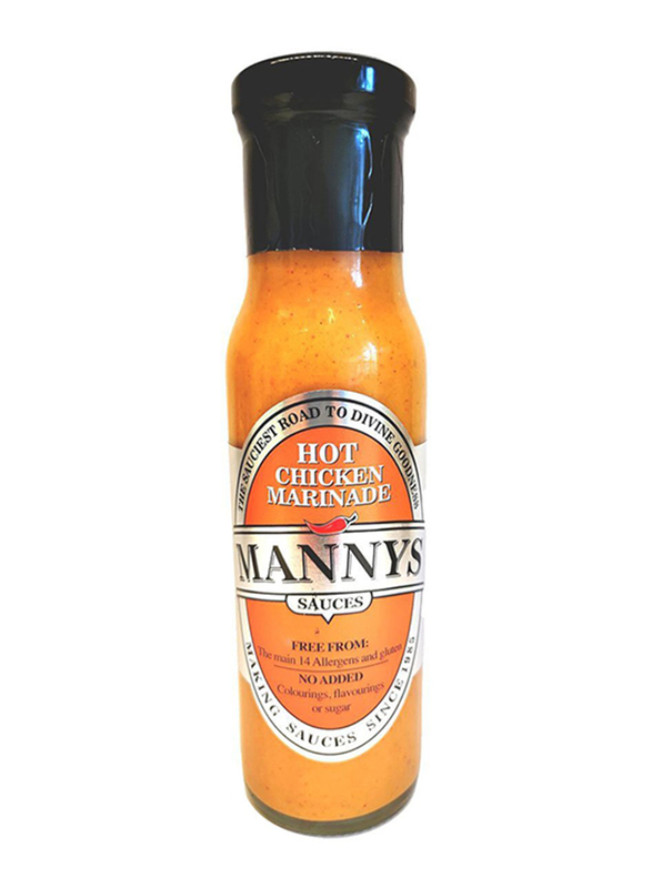 Manny's Sauces Hot Chicken Marinade Sauce, 250ml