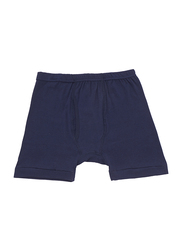 BYC Cotton Boxer Brief for Boys, Navy Blue, 15-16 Years