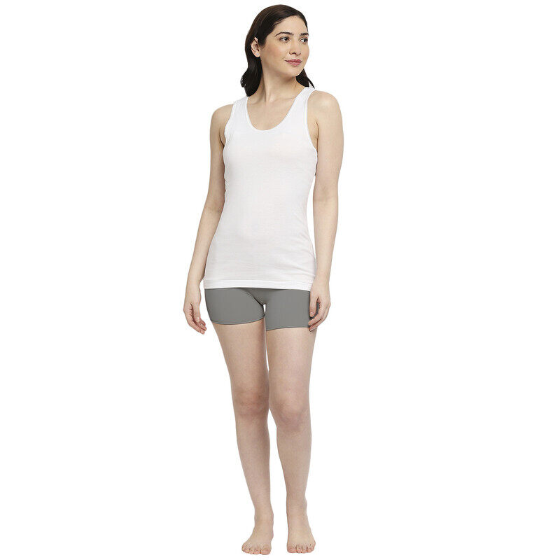 

BYC WOMEN'S COTTON VEST - WHITE