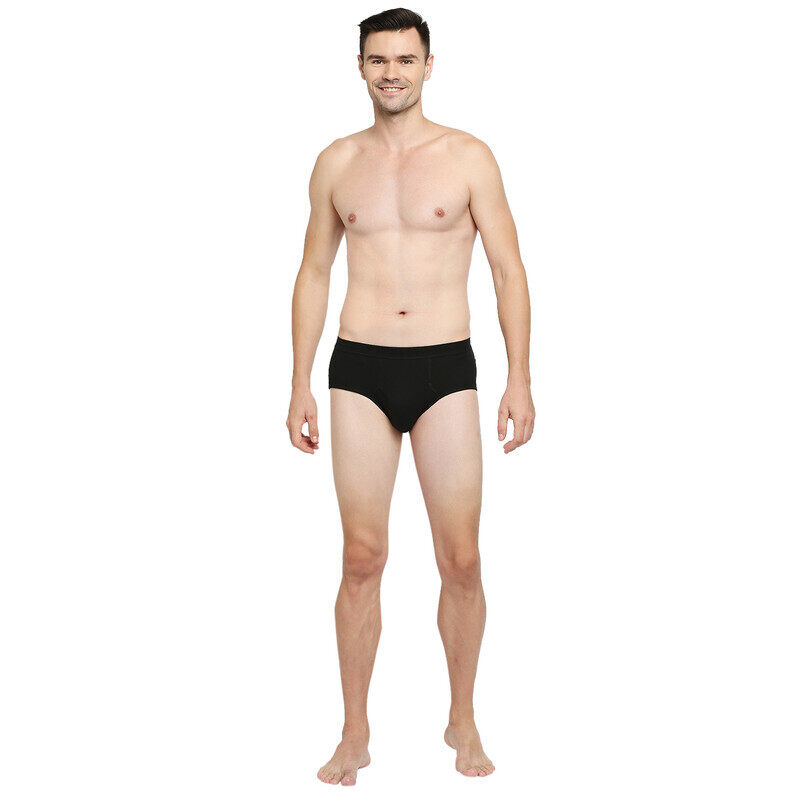 

BYC MEN'S COTTON BRIEF - BLACK