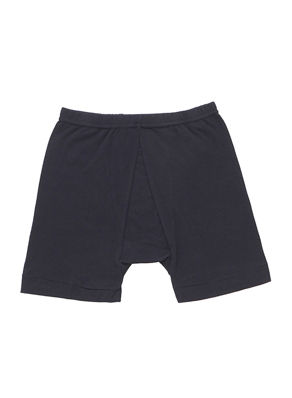 BYC Cotton Boxer Brief for Boys, Black, 15-16 Years