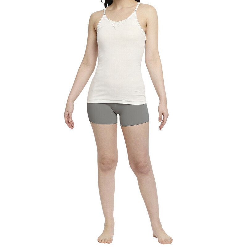 

BYC GIRLS ADJUSTABLE STRAP COTTON CAMISOLE - IVORY