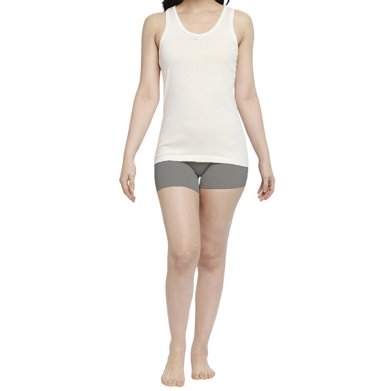 BYC GIRLS COTTON VEST - IVORY