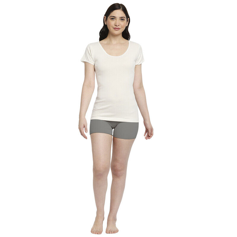 

BYC WOMEN'S COTTON UNDERSHIRT - IVORY