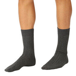 AM-PM MEN'S FORMAL SOCKS - GREY (PACK OF 3)