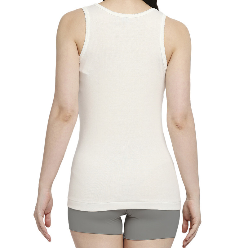 BYC GIRLS COTTON VEST - IVORY