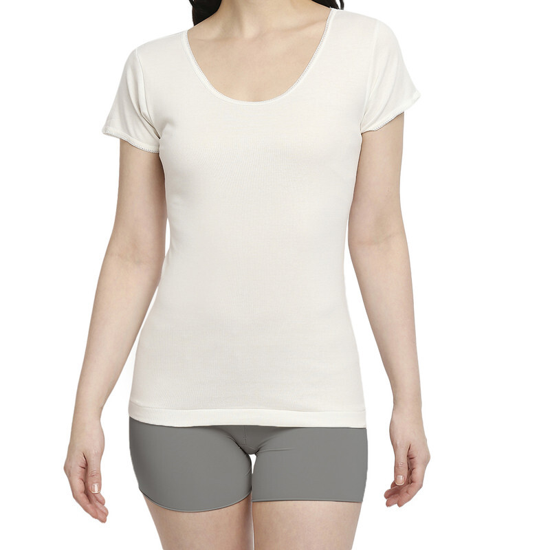 BYC GIRLS COTTON UNDERSHIRT - IVORY