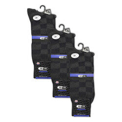 AM-PM MEN'S FORMAL SOCKS - BROWN (PACK OF 3)