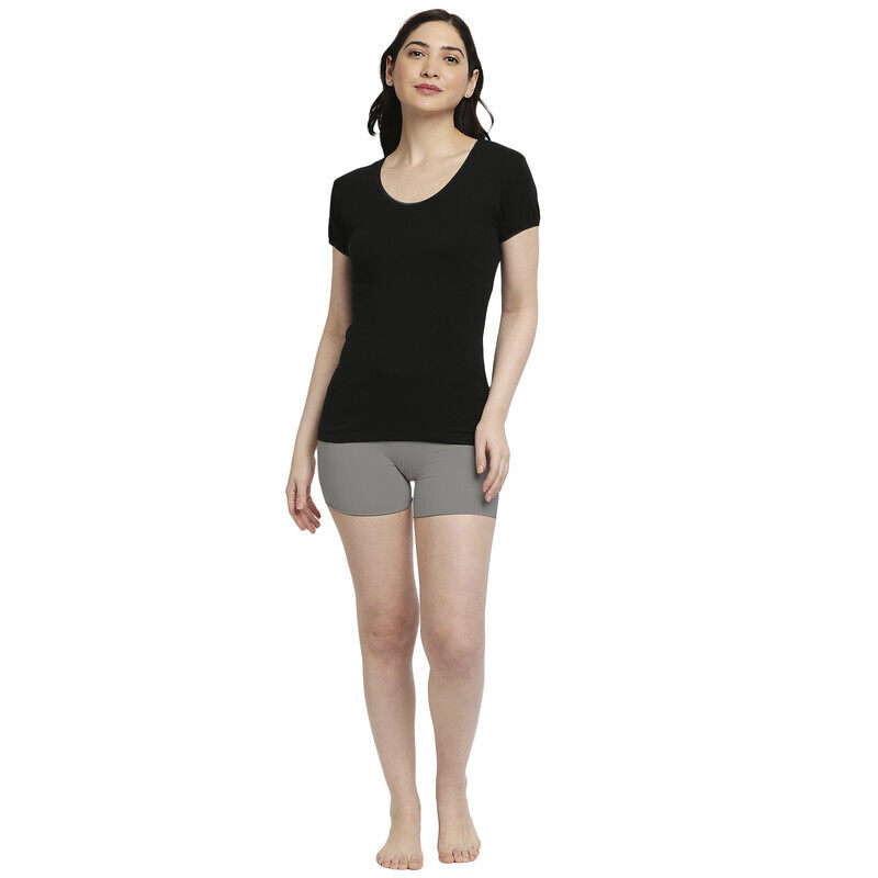 

BYC WOMEN'S COTTON UNDERSHIRT - BLACK