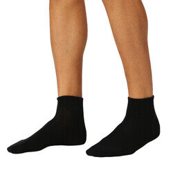 BYC MEN'S ANKLE LENGTH SOCKS - BLACK (PACK OF 3)