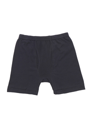 BYC Cotton Boxer Brief for Boys, Black, 15-16 Years