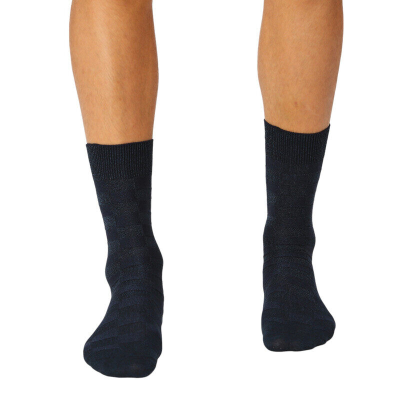 AM-PM MEN'S FORMAL SOCKS - NAVY (PACK OF 3)