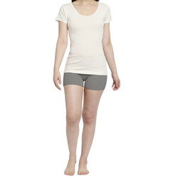 BYC GIRLS COTTON UNDERSHIRT - IVORY