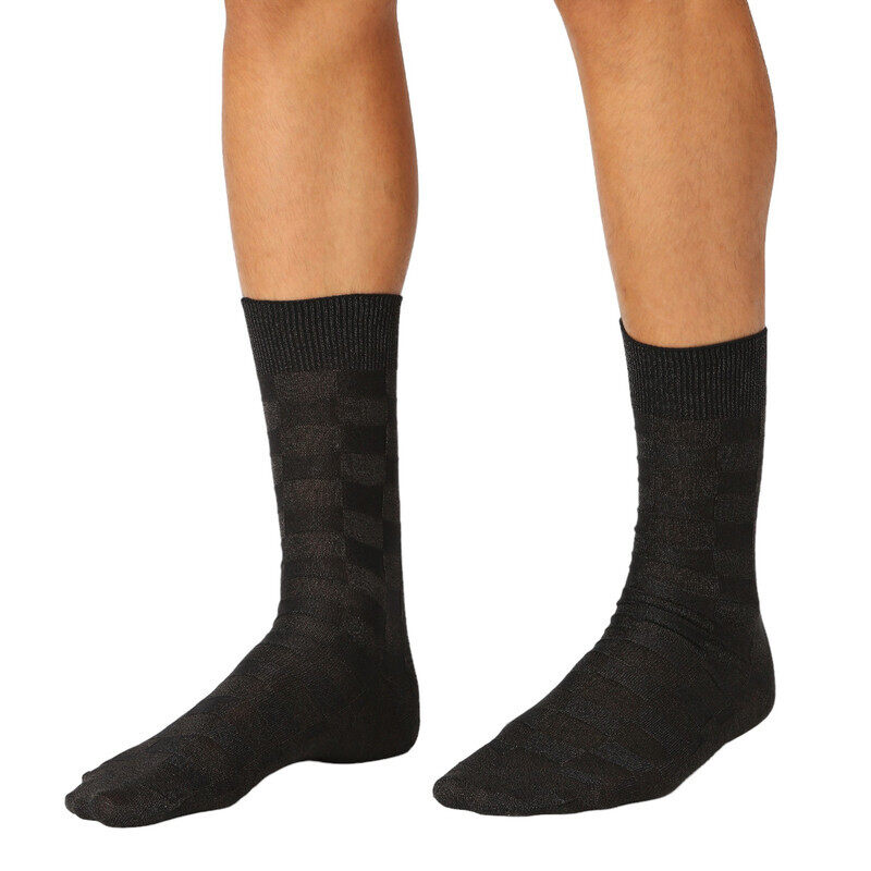 AM-PM MEN'S FORMAL SOCKS - BROWN (PACK OF 3)