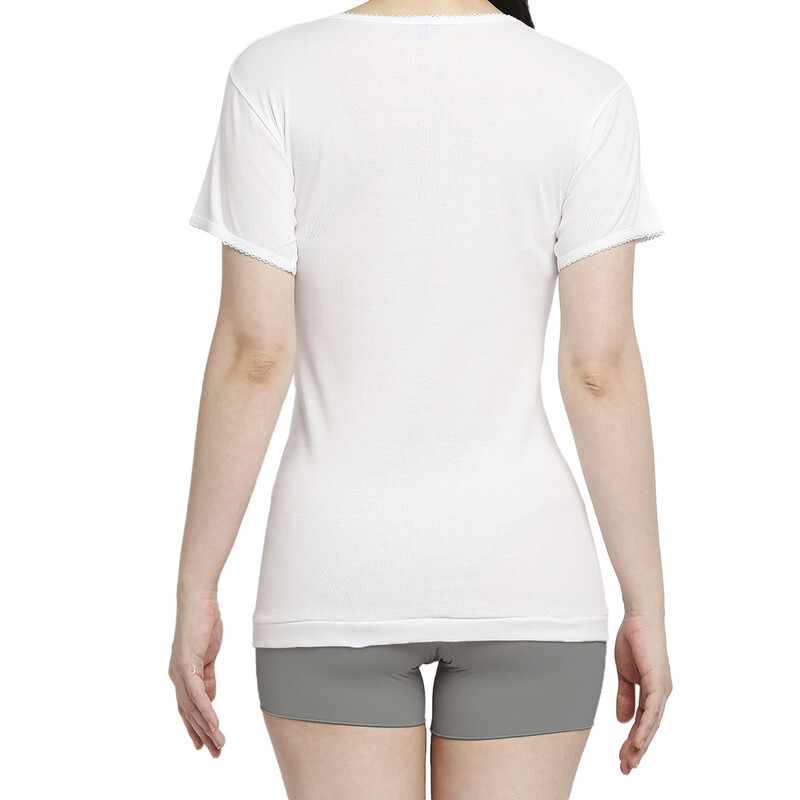 BYC GIRLS COTTON UNDERSHIRT - WHITE